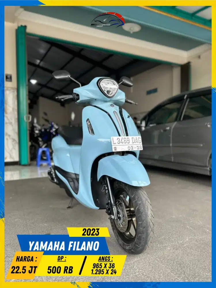 YAMAHA FILANO 2023 LIKE NEW MASZEHH HIKMAH MOTOR KEPUH
