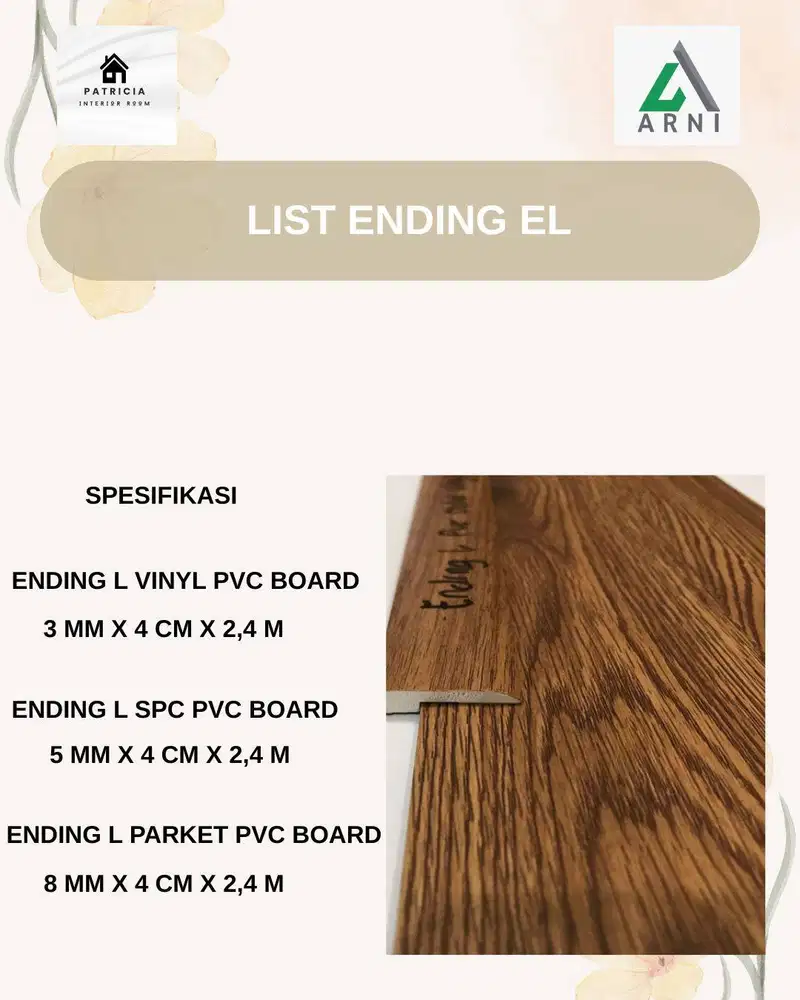 List Lantai Ending | List Lantai Kokoh Estetik