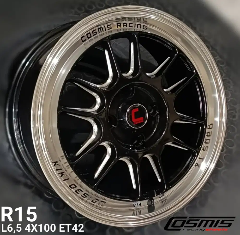 Jual velg te37 r15 4x100 4x114,3 agya avanza xenia livina brio dll
