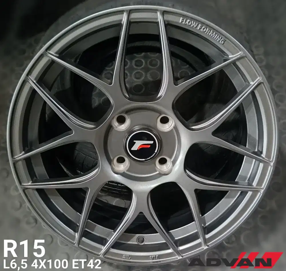 Jual velg te37 r15 4x100 4x114,3 agya avanza xenia livina brio dll