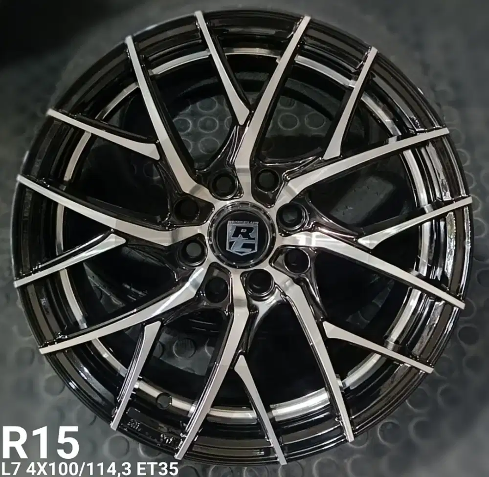 Jual velg te37 r15 4x100 4x114,3 agya avanza xenia livina brio dll