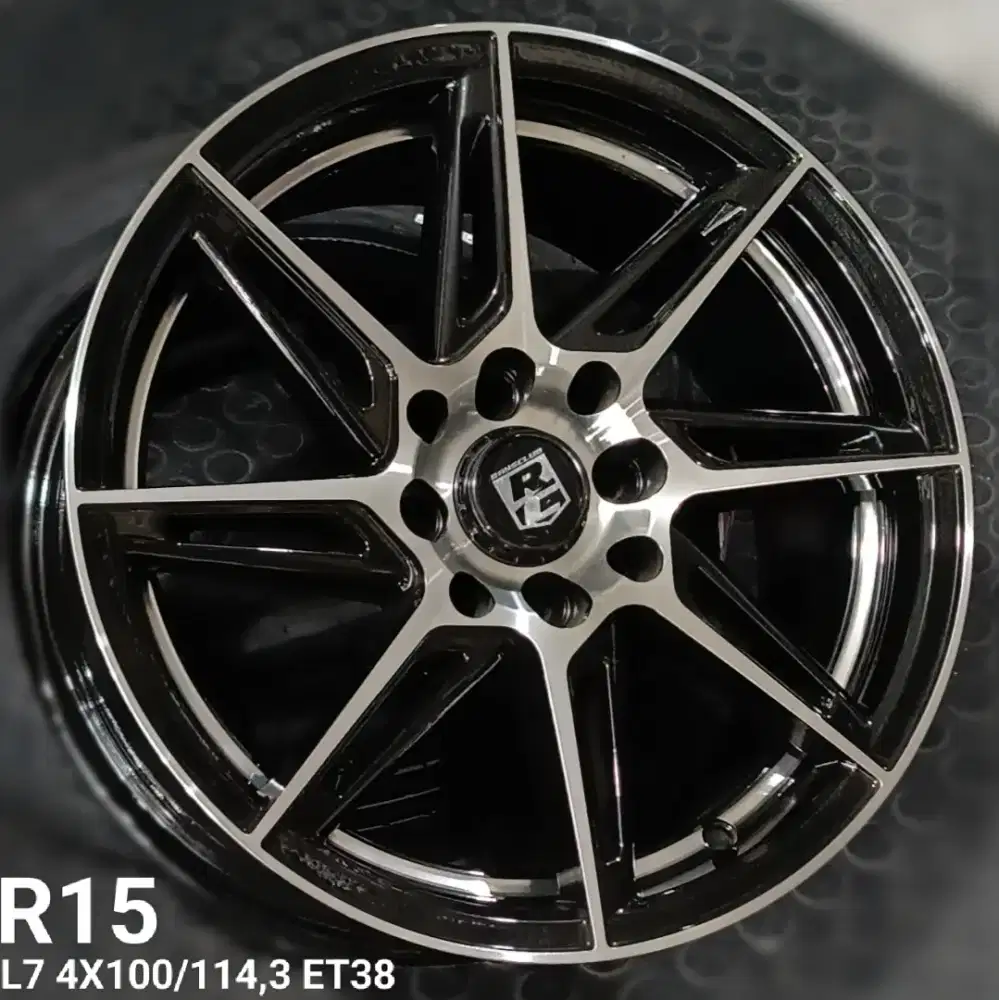 Jual velg te37 r15 4x100 4x114,3 agya avanza xenia livina brio dll