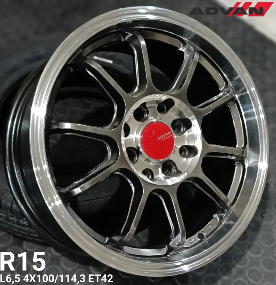 Jual velg te37 r15 4x100 4x114,3 agya avanza xenia livina brio dll