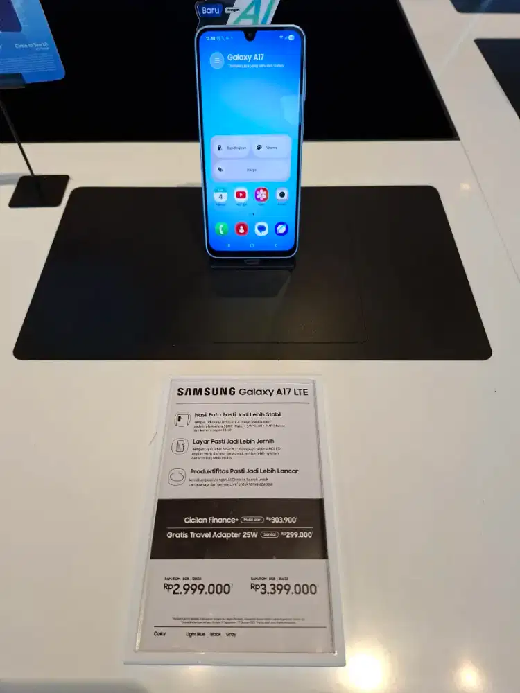 Promo Samsung Galaxy A17 LTE, Bisa Cicilan Tanpa Dp proses 3 menit