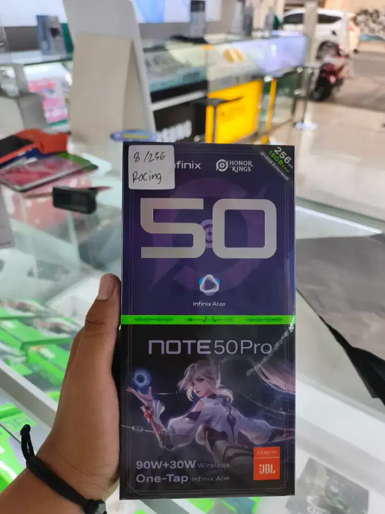 infinix note 50 pro 8l256 segel pabrik garansi resmi