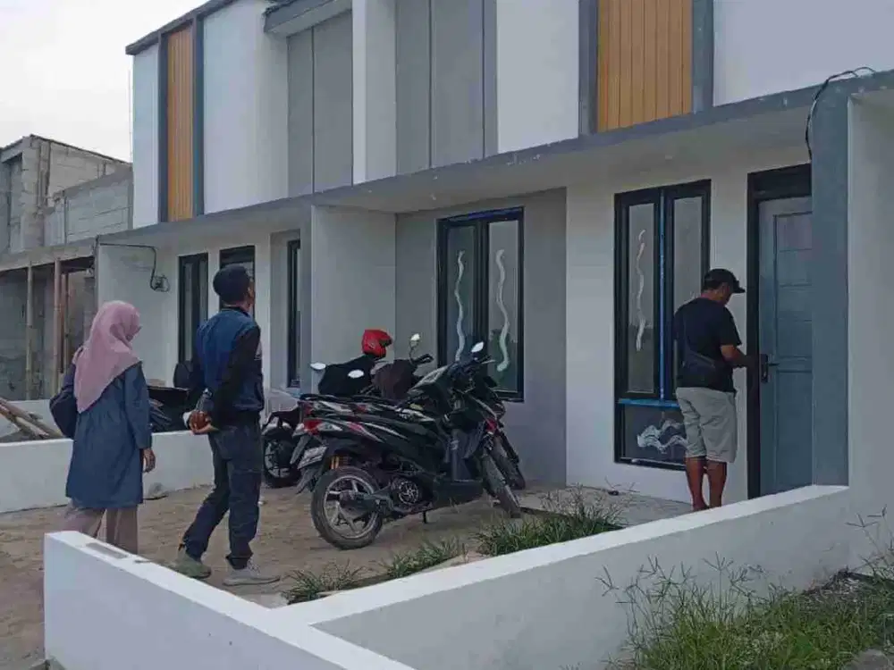 jual rumah baru kontemporer murah dekat desa buahbatu