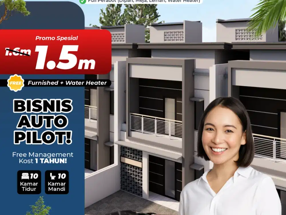 RUMAH KOS EKSKLUSIVE 2 LANTAI AREA KAMPUS UNIBRAW