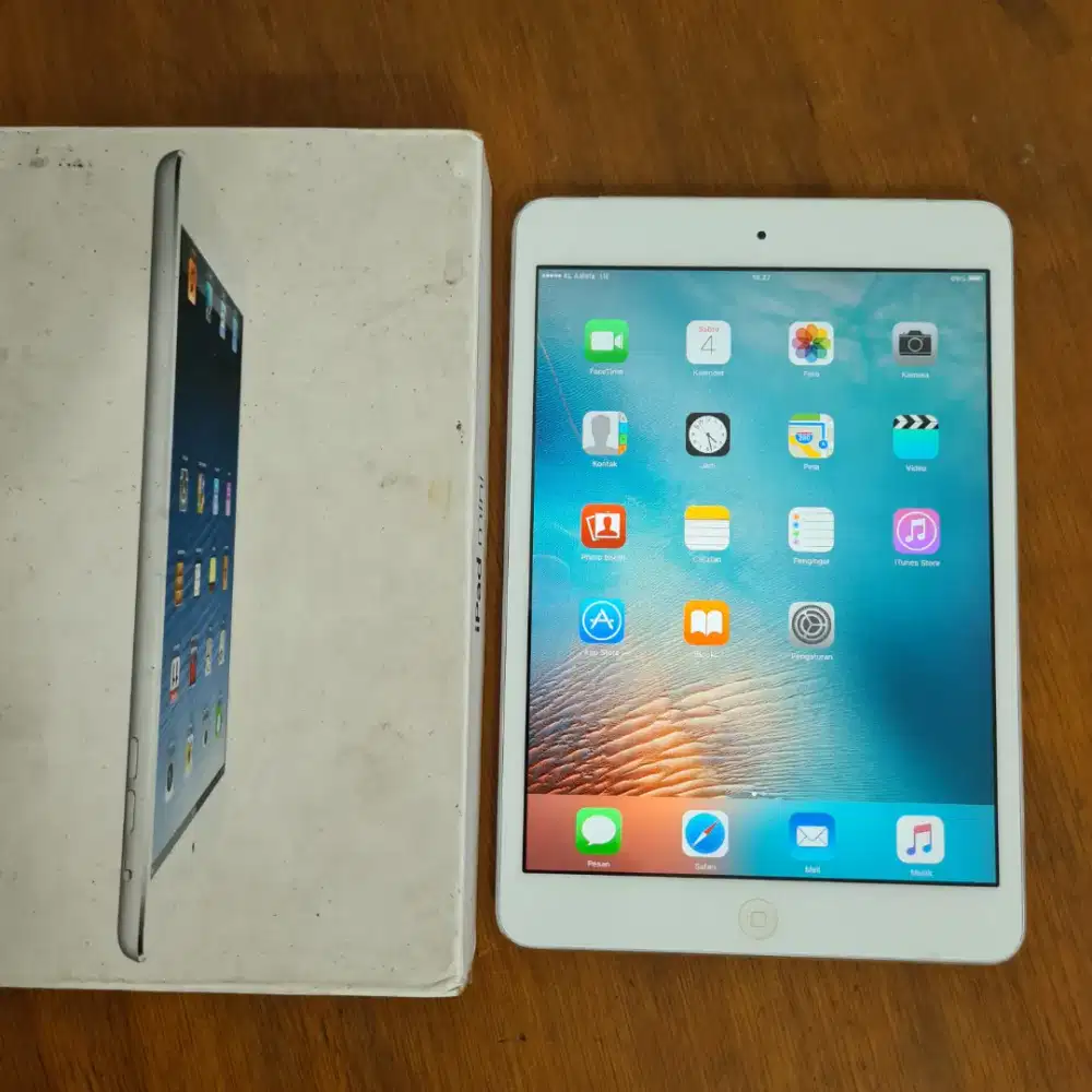 Ipad Mini 16gb Wifi Celluler LTE A1455 Second Mulus Lengkap