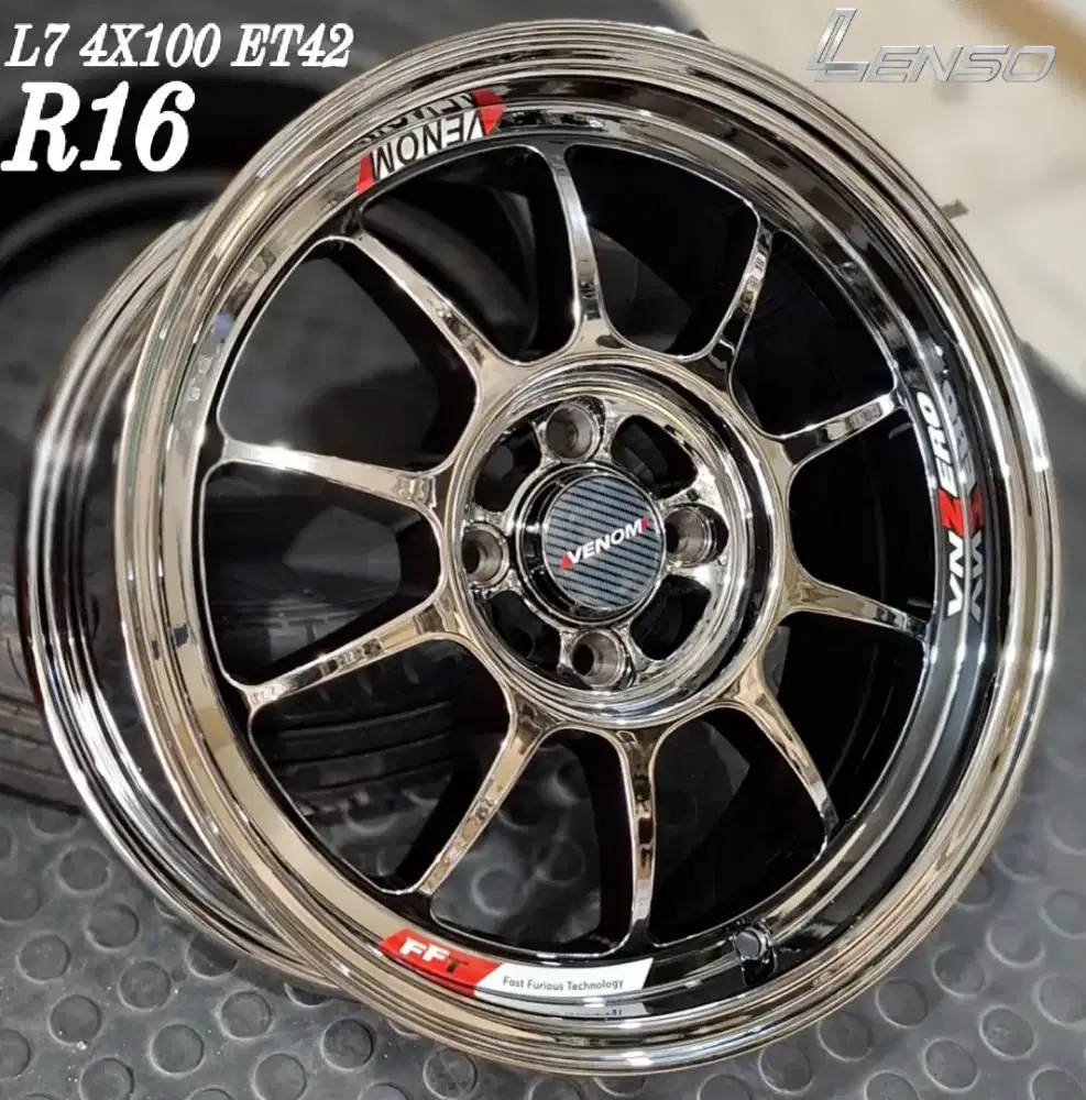 Jual velg tc105 r16 4x100 4x114,3 avanza xenia livina jazz yaris dll