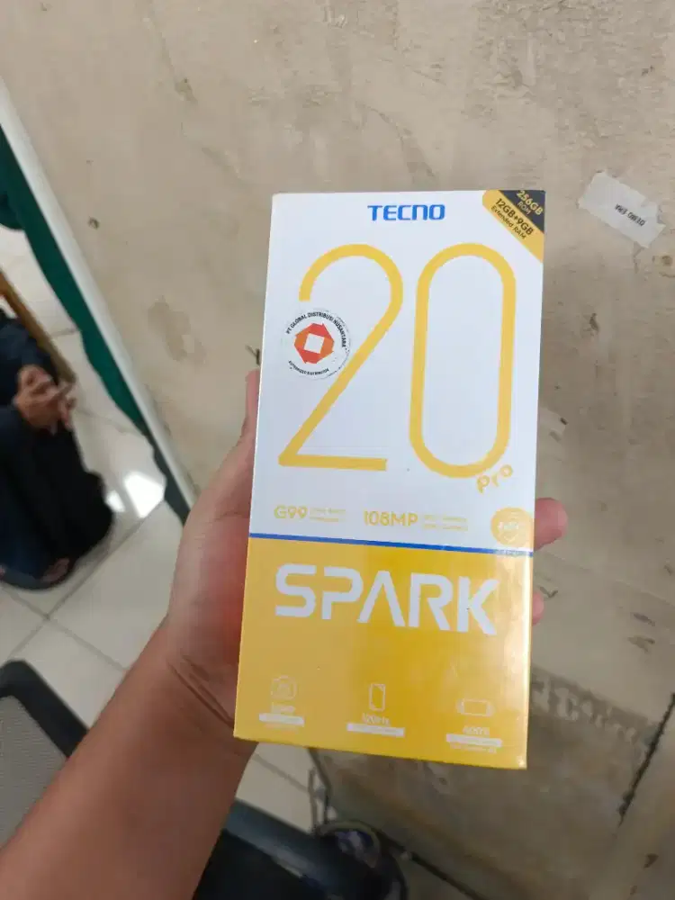 Tecno Spark 20 pro 12/256gb Baru resmi