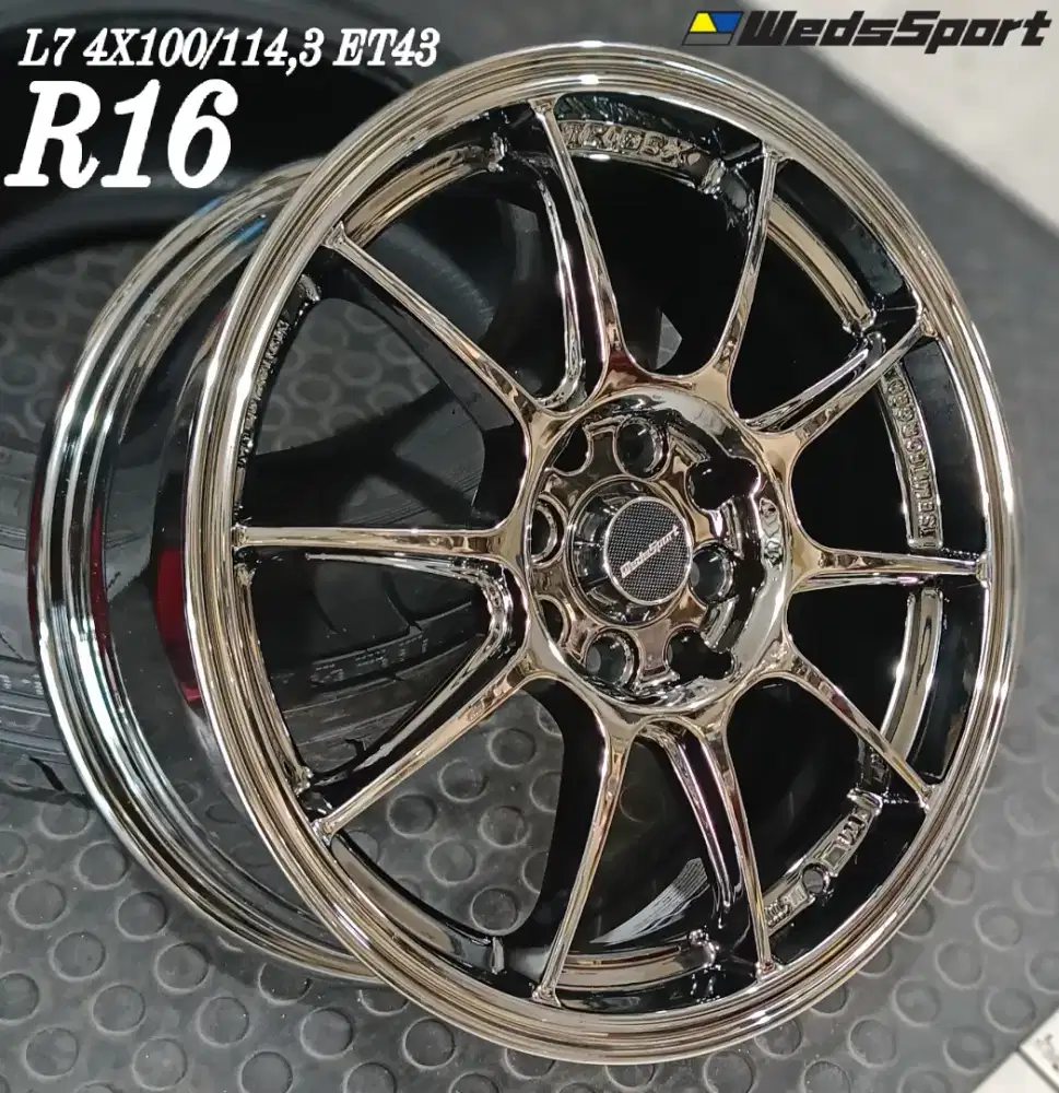Jual velg tc105 r16 4x100 4x114,3 avanza xenia livina jazz yaris dll