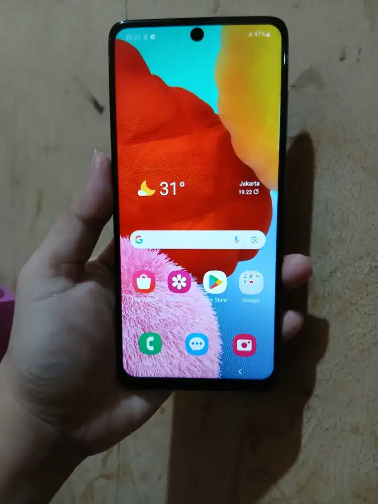 Samsung A51 ram 8/128 Minus fingerprint off LCD gantian lecet cassing