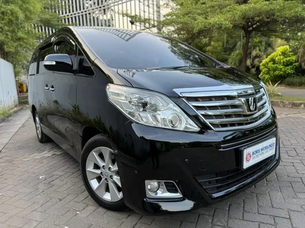 Toyota Alphard G 2013 Hitam ATPM Good Condition Pilot Seat 2014 anh20