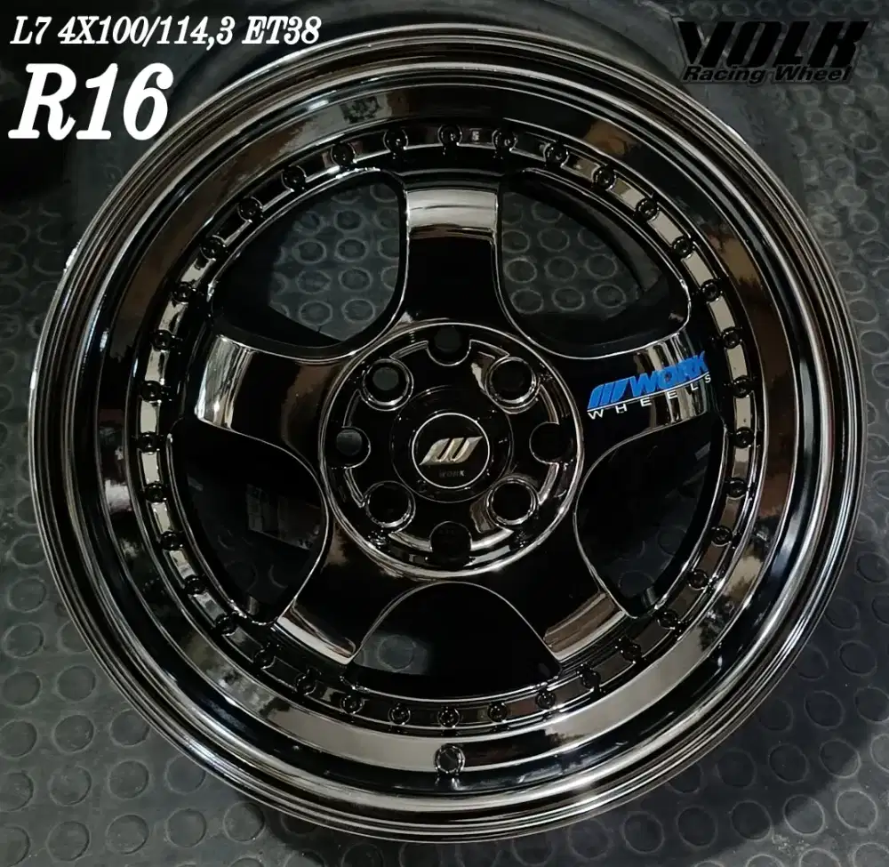 Jual velg tc105 r16 4x100 4x114,3 avanza xenia livina jazz yaris dll