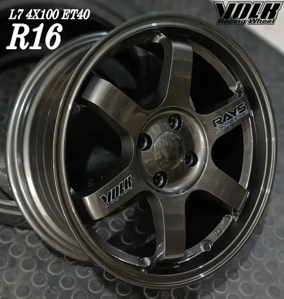 Jual velg tc105 r16 4x100 4x114,3 avanza xenia livina jazz yaris dll