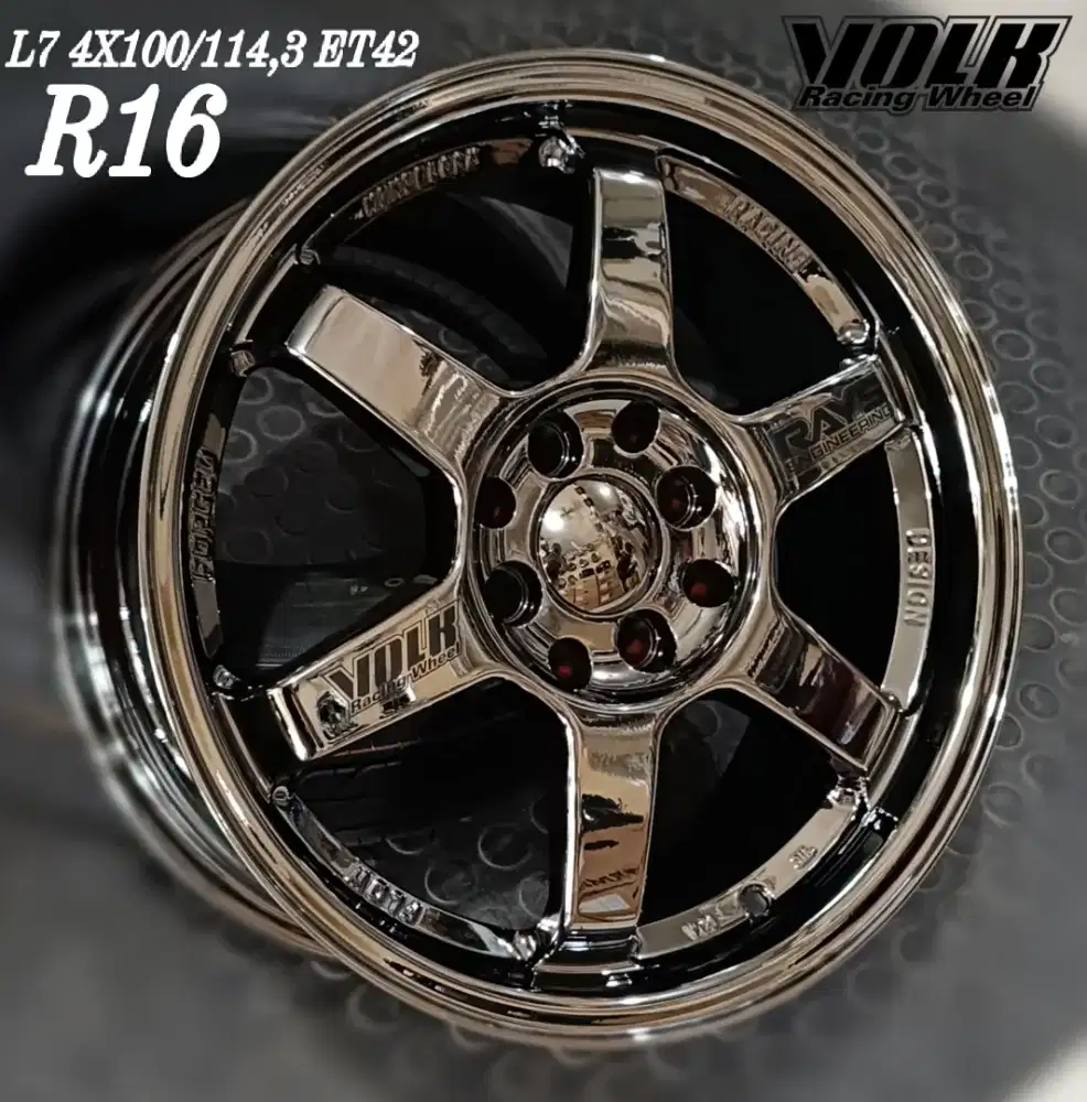 Jual velg tc105 r16 4x100 4x114,3 avanza xenia livina jazz yaris dll