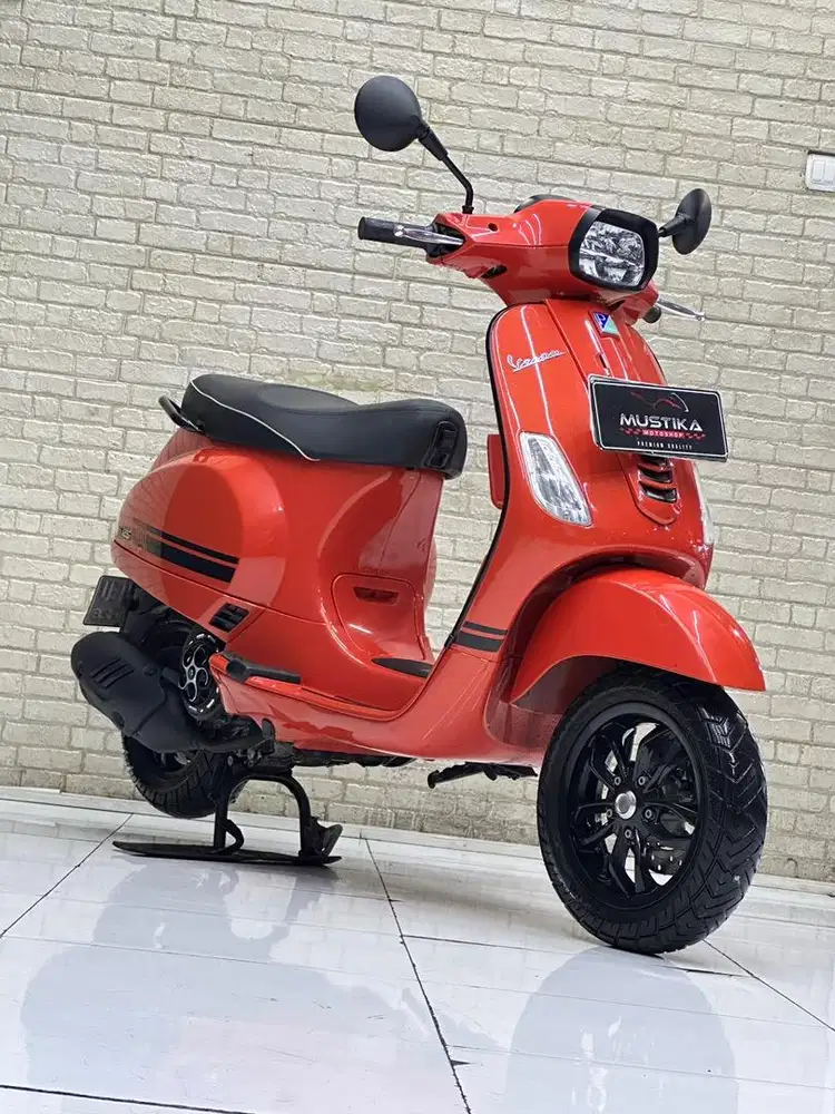 TERMURAH‼️ Vespa S125 2023 Facelift Orange Tramonto Mustika