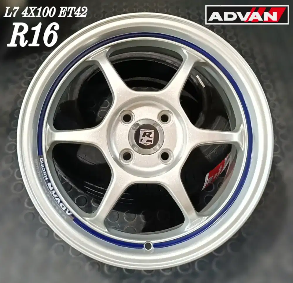 Jual velg tc105 r16 4x100 4x114,3 avanza xenia livina jazz yaris dll