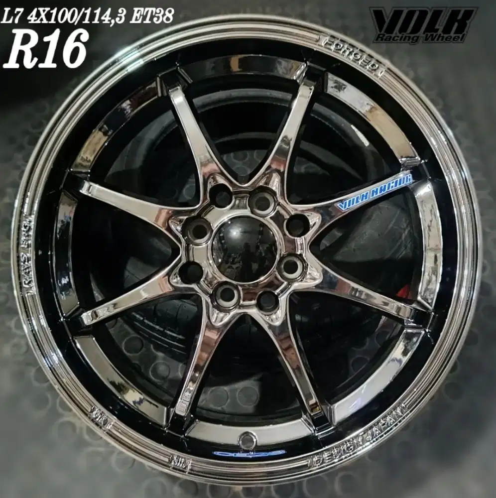 Jual velg tc105 r16 4x100 4x114,3 avanza xenia livina jazz yaris dll