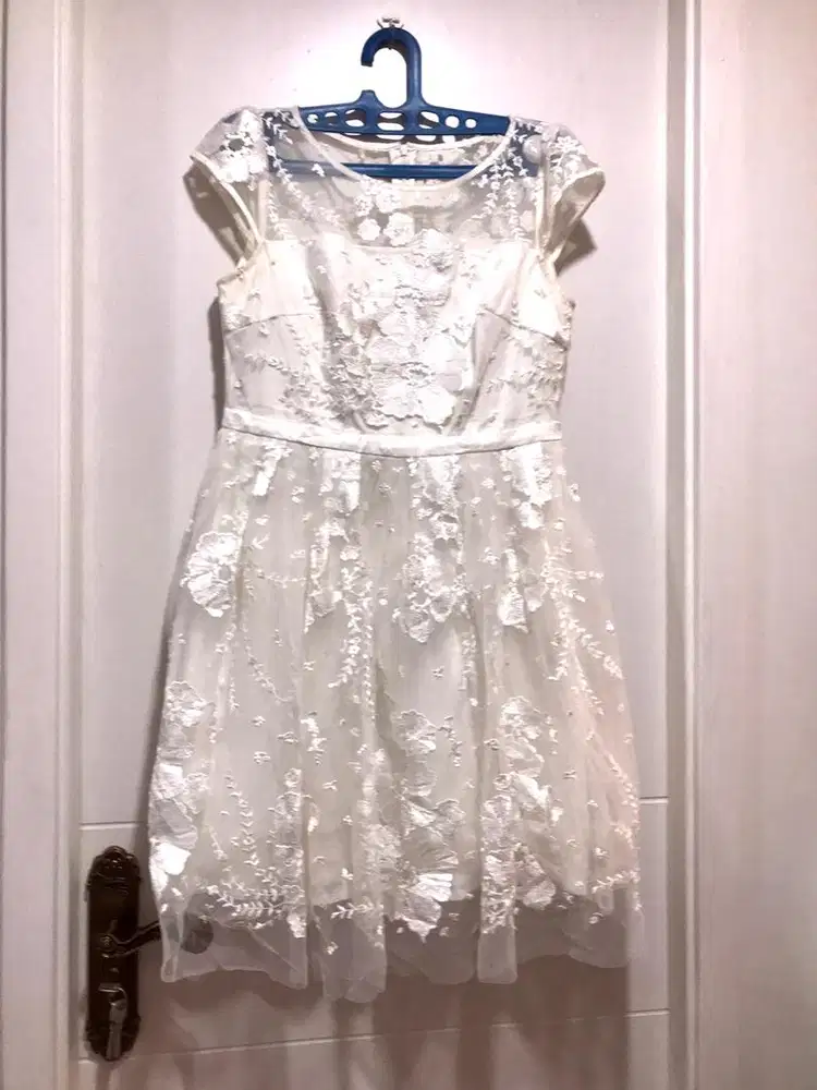 Gaun/ Dress Kondangan /Bridsmaid Full Bordir