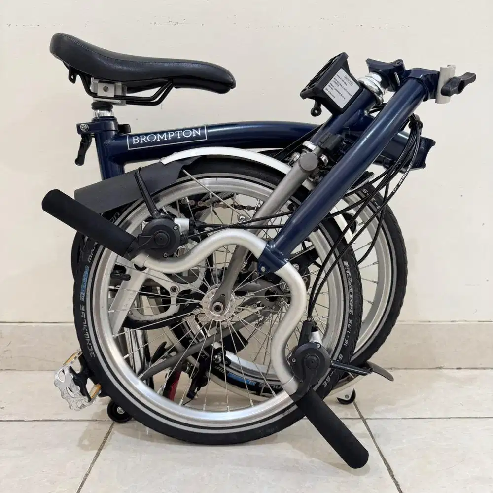 BROMPTON M6Lx TEMPEST BLUE 2018 - TITANIUM SUPERLIGHT