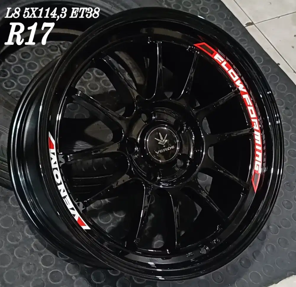 Jual velg spoons r17 5x114,3