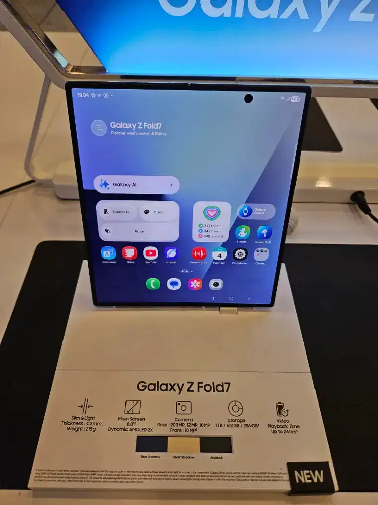 NEW GALAXY ZFOLD7 RAM 12/512GB DAN 12/512GB