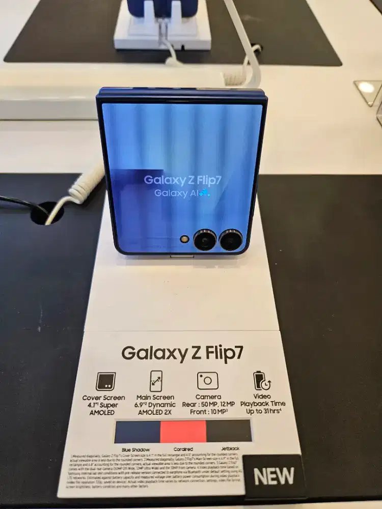 NEW SAMSUNG GALAXY ZFLIP7 RAM 12/256GB DAN 512GB