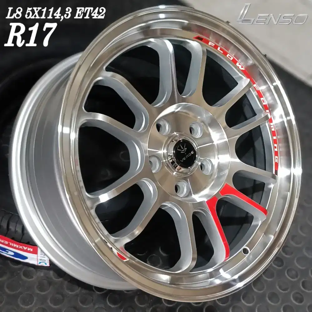 Jual velg spoons r17 5x114,3
