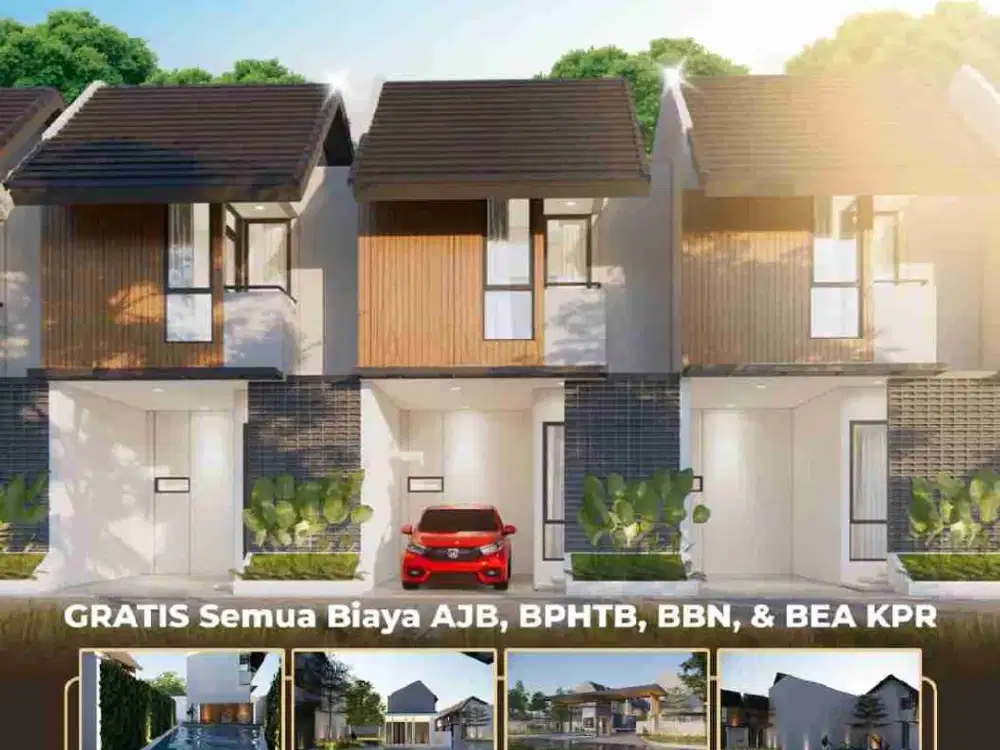 RUMAH MURAH BISA KPR DP 0 PINGGIR JALAN RAYA AKSES STRATEGIS