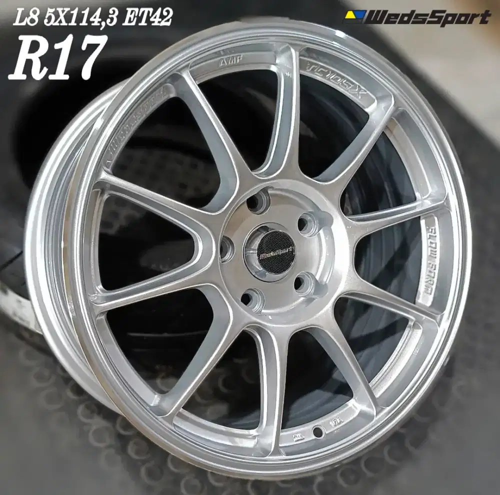 Jual velg spoons r17 5x114,3