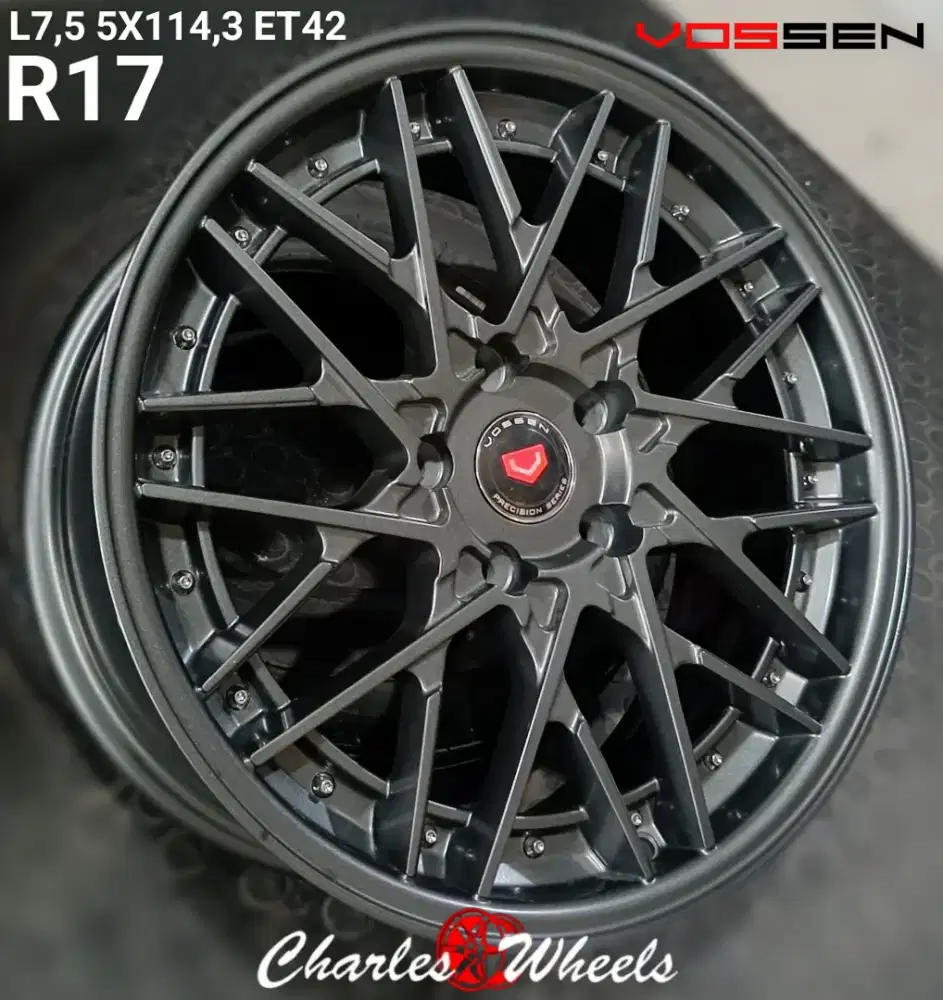 Jual velg spoons r17 5x114,3