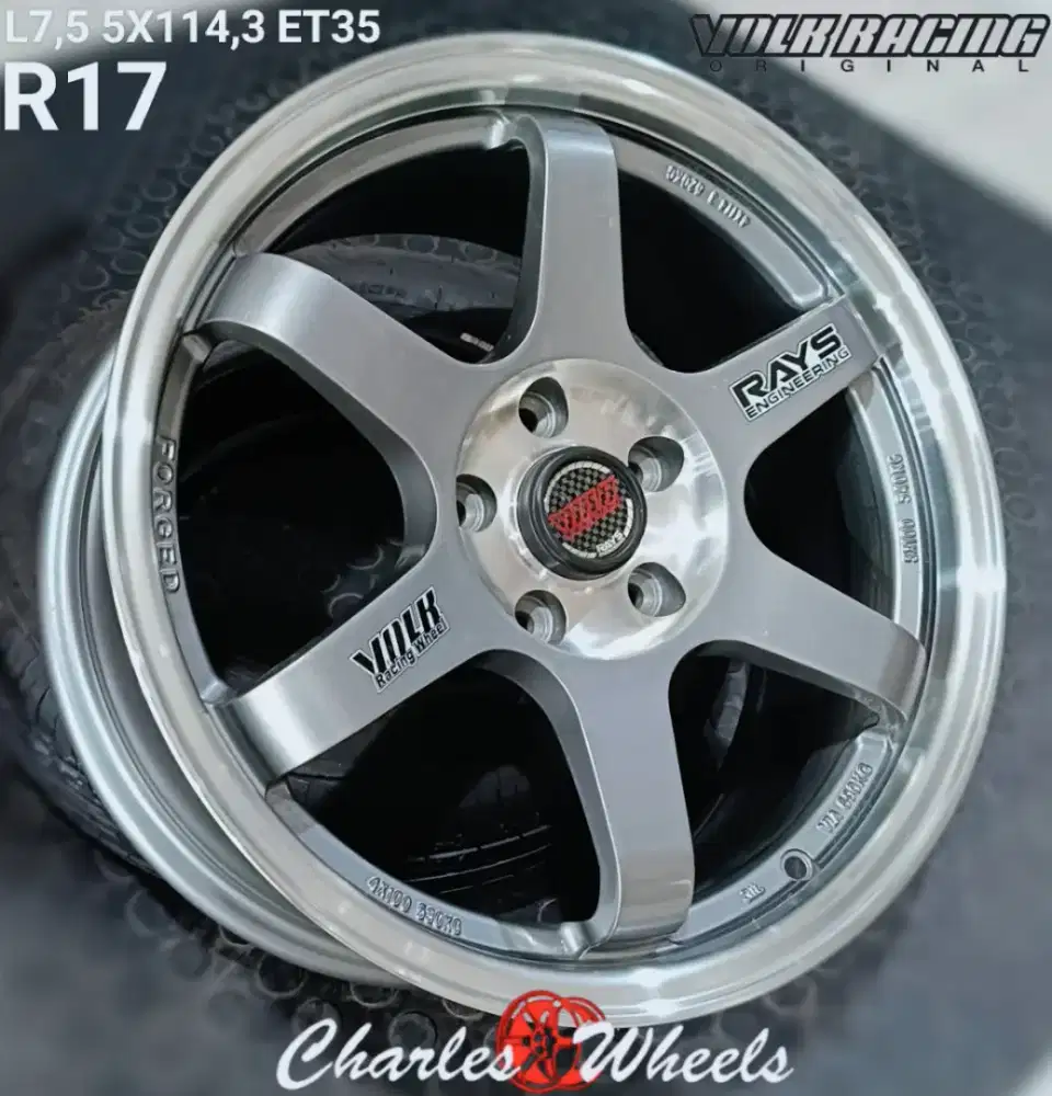 Jual velg spoons r17 5x114,3