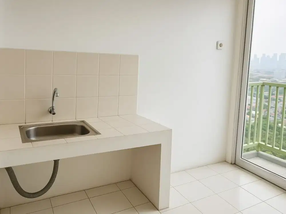 FREE BIAYA IPL 1BR Kosongan Pancoran Riverside Apartemen