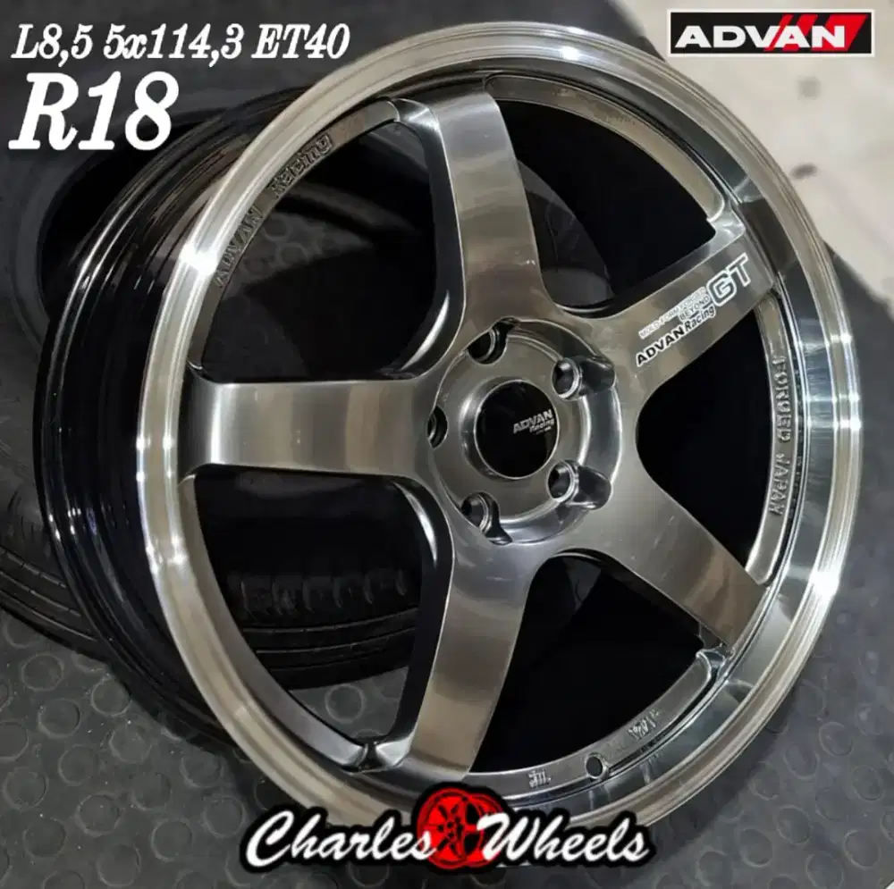 Jual velg advan gt r18 5x114,3