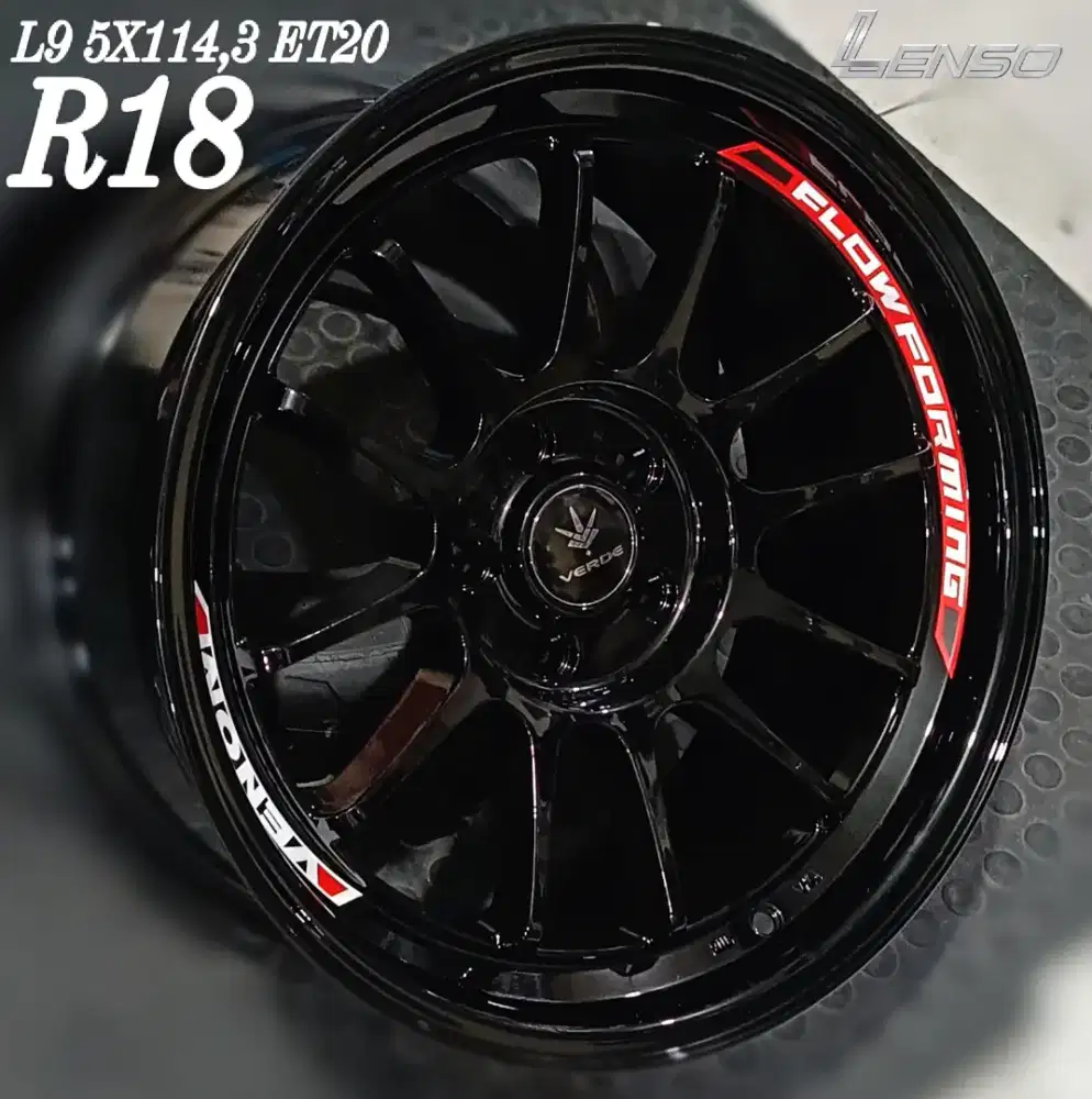 Jual velg advan gt r18 5x114,3