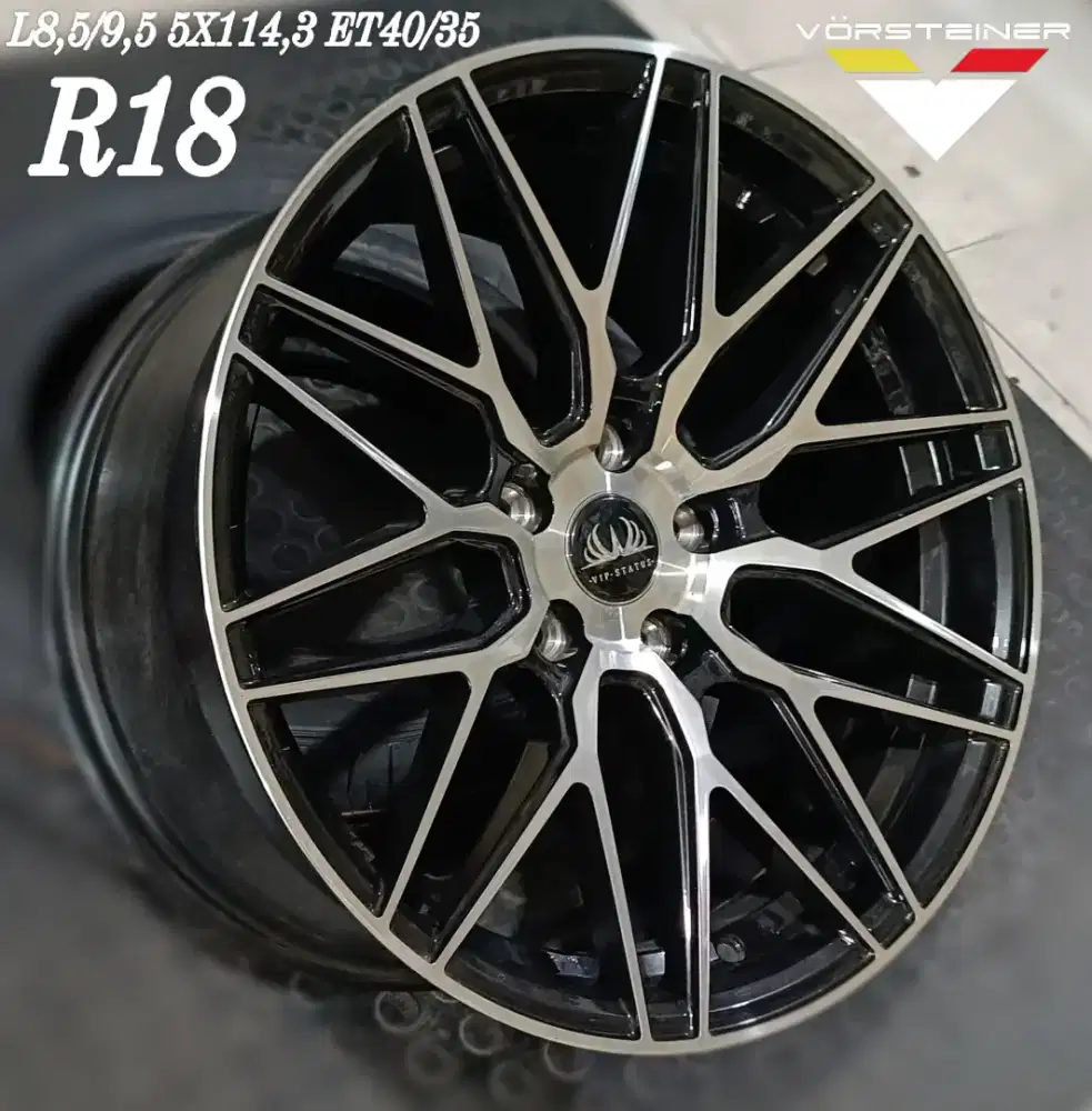 Jual velg advan gt r18 5x114,3