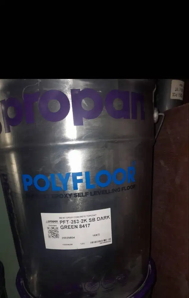 Propan body Coat dan top coat hijau