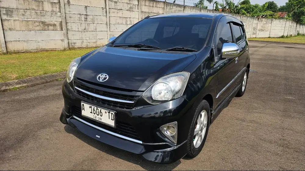 Toyota Agya 1.0 G TRD 2013 MAnual Hitam TGN1 BEbas LAKABanjr Siap PAke