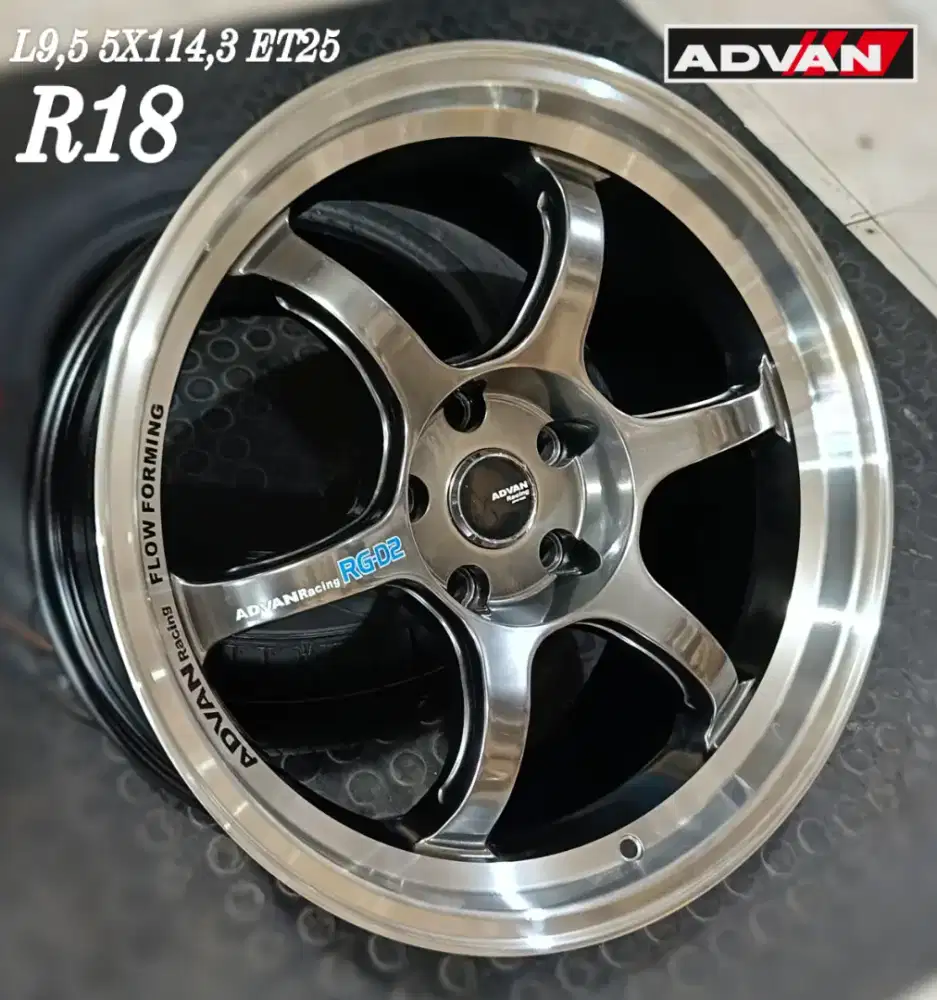 Jual velg advan gt r18 5x114,3