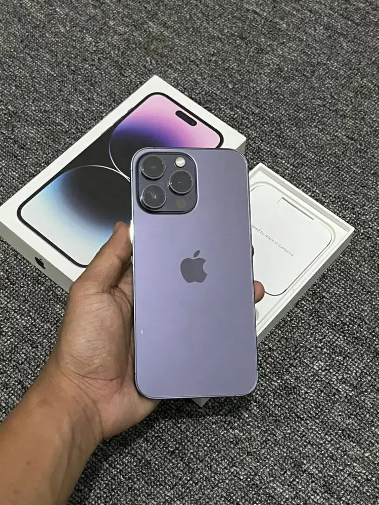 Iphone 14 promax 128gb Beacukai dual sim fisik purple