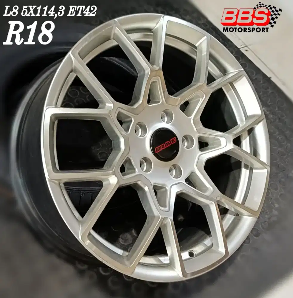 Jual velg advan gt r18 5x114,3