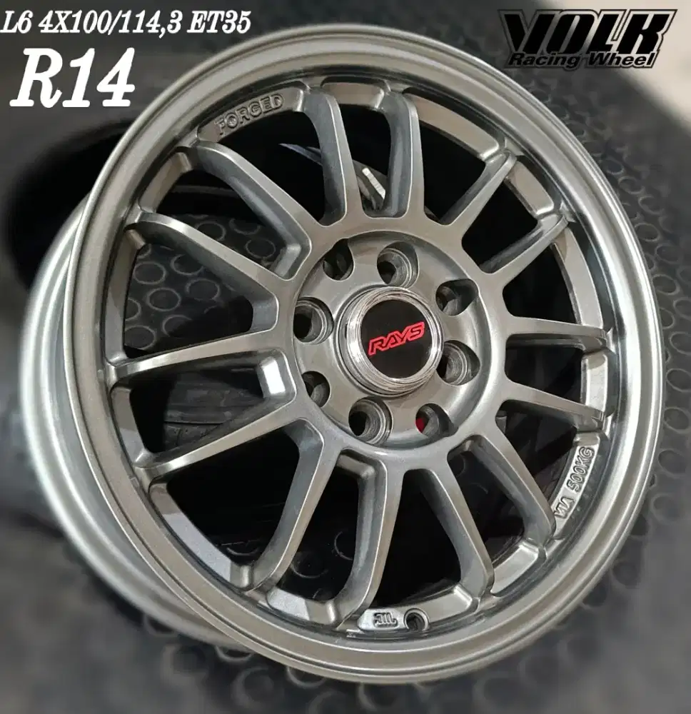 Jual velg re30 r14 4x100 4x114,3