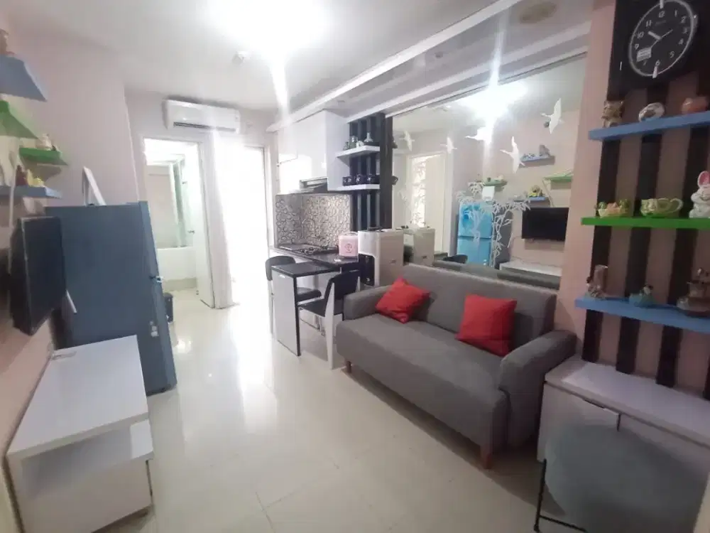 Disewakan 3 bln 2BR furnish bassura lantai rendah