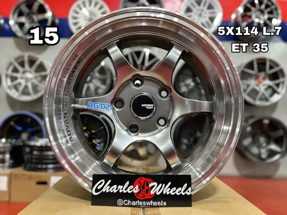 Jual velg rgd2 r15 5x114,3