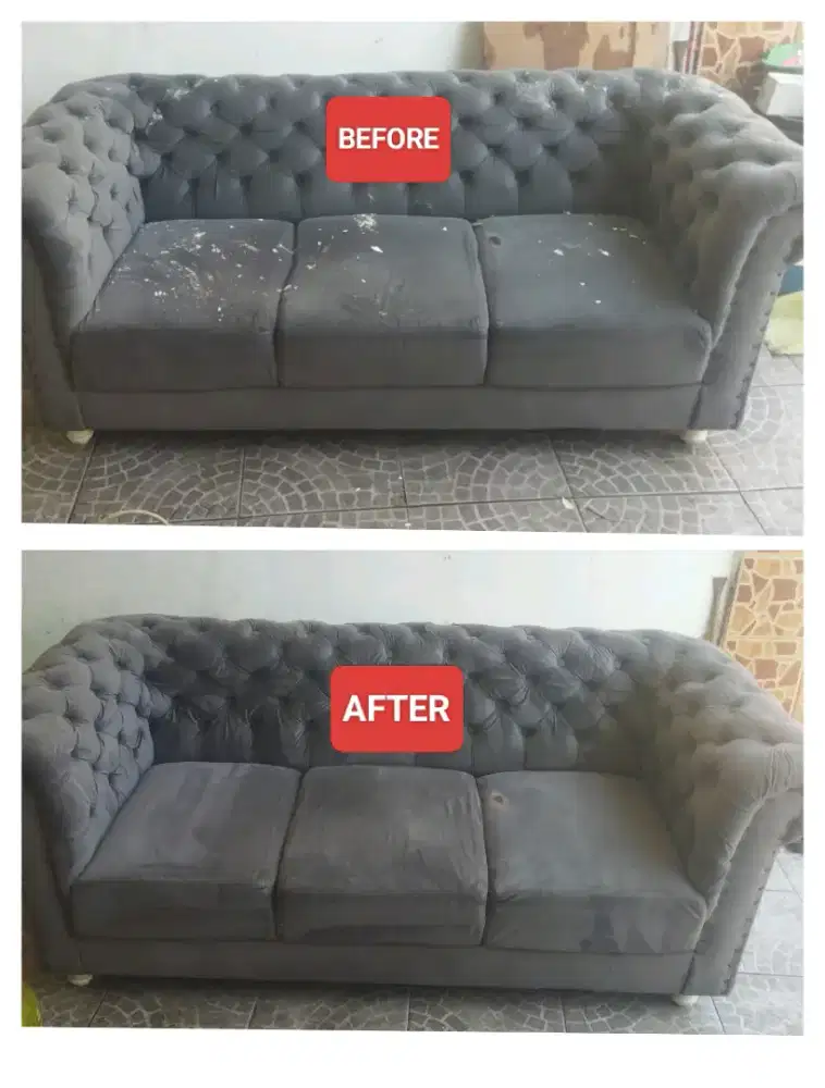 Jasa cuci sofa springbed