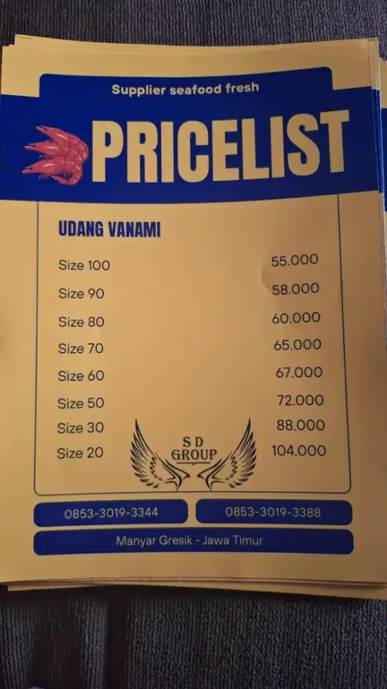 Udang vaname fresh