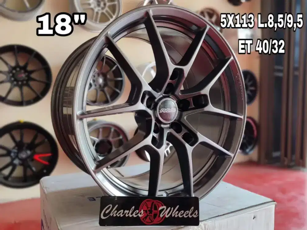Jual velg wedssport r18 5x114,3