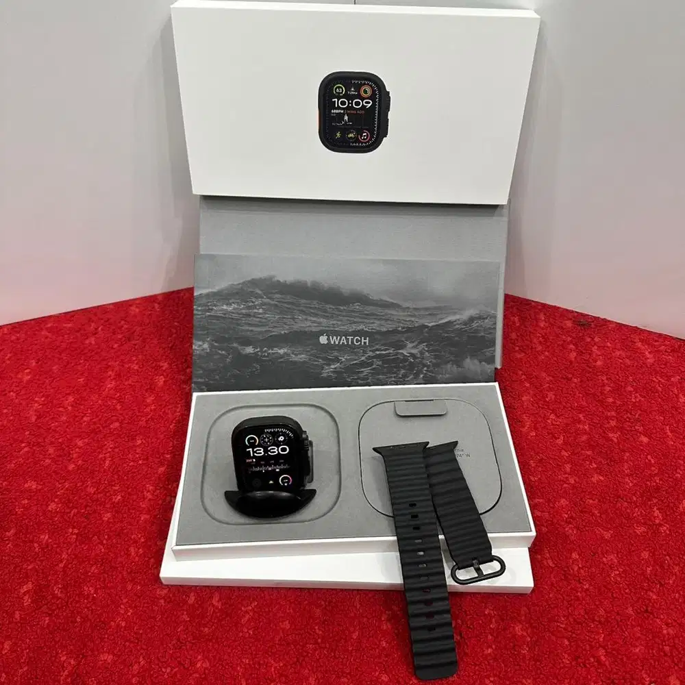 Apple Watch Ultra 2 49mm Titanium Black Ocean Band