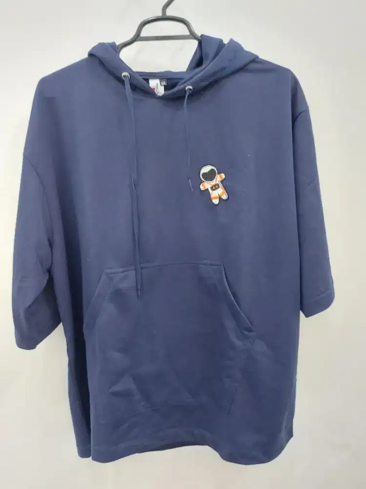 Hoodie lengan pendek merk eldestshine